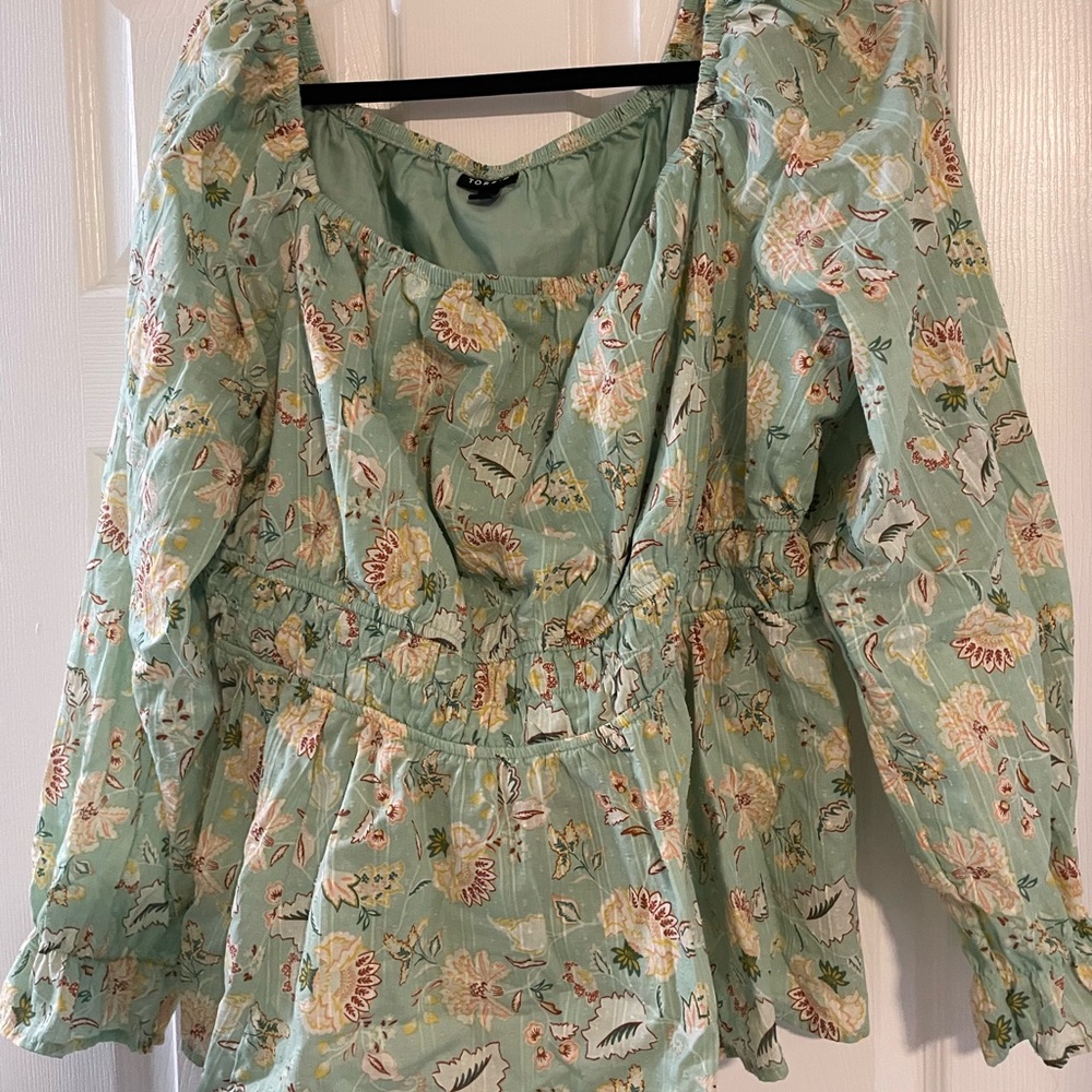 Torrid Cotton Clip Blouse